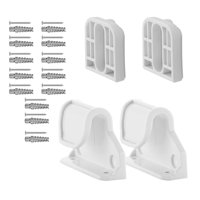 Bothyi - Reemplazo De Valla Retráctil Para Puerta De Bebé Fácil De Instalar Accesorios Estándar Blanco