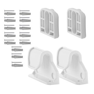 Bothyi - Reemplazo De Valla Retráctil Para Puerta De Bebé Fácil De Instalar Accesorios Estándar Blanco