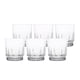 thumbnail image 1 of Set 6 Vaso bajos Prisma vidrio 200ml transparente, 1 of 1