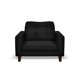 thumbnail image 1 of Sofa Napoles 1C Tela Velvet Negro, 1 of 3