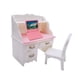 thumbnail image 3 of Silla De Escritorio En Miniatura Para Casa De Muñecas Para Decoración De Sala De Estar Con Computadora Portátil Rosa, 3 of 5