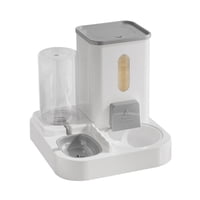 Ioensy - Comedero Y Dispensador De Agua Para Gatos De Interior, Fuente De Agua Automática Para Mascotas, Color Gris