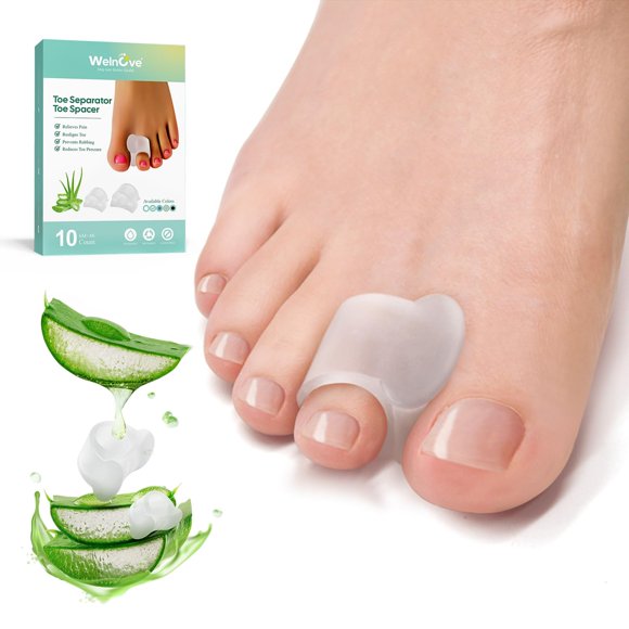 Separadores de Dedos Welnove 10 Unidades Pack Variado