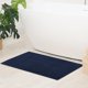 thumbnail image 5 of Alfombrillas de baño Tens, 100% algodón, 50 x 80 cm, paquete de 2 unidades, color azul marino, 5 of 9