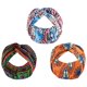 thumbnail image 1 of Paquete de 3 diademas africanas para mujer, anchas, estilo bohemio, con nudos, antideslizantes, para el pelo, para deporte, yoga, entrenamiento, elásticas., 1 of 5