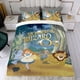 thumbnail image 4 of El Maravilloso Mago de Oz Conjunto de sábanas temático, trío de piezas, cómodo y amigable con la piel, diseño único, regalo de decoración para el hogar para familiares, amigos y fans, 90 cm * 190 cm, 4 of 6