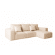 thumbnail image 2 of Seccional Modular Nantes Felpa Beige, 2 of 3