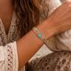 thumbnail image 4 of Pulsera Montana West Wrangler Turquesa con Motivo Floral Tallado, 4 of 8