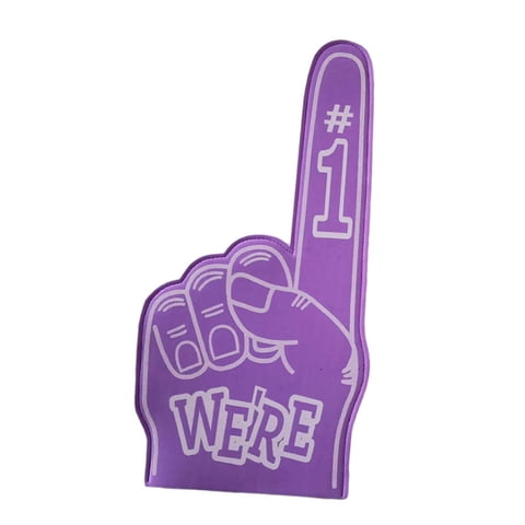 Bothyi - Guantes De Mano Gigantes De Espuma Para Dedos, Para Fiestas, Escuelas, Actividades Al Aire Libre, Color Morado