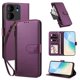 thumbnail image 2 of Funda con Billetera para [BLU View 5] con Bolsillo Zipper y Tarjetero Violeta, 2 of 6