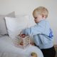 thumbnail image 3 of Mushie Elastic Shape Sorter Educational Learning Toy for Kids, 3 of 3