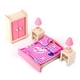 thumbnail image 2 of Juego De Sala De Juguetes De Madera Accesorio Para Muebles De Casa De Mu?ecas Rosa Roja, 2 of 2