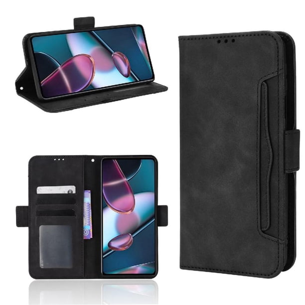Funda Tipo Billetera FOXDOCK para Motorola MOTO Edge X30 – Tapa Flip con Tarjetero