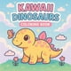 thumbnail image 1 of Libro Para Colorear Con Dinosaurios Kawaii Más De 50 Adorables Personajes Para Niños Y Adultos, 1 of 1