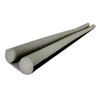 Magideal - Tapón Para Puertas Gemelas, Reducción De Olores Y Ruido De Corrientes De Aire Debajo De La Protección De La Puerta Ahorro De Energía Debajo Del Sello , Negro 95X10X3Cm