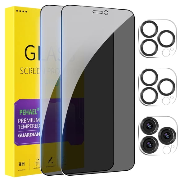 Protector de Pantalla PEHAEL iPhone 12 Pro Max 6.7" Privacidad 2+2