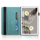 thumbnail image 2 of Funda con relieve del Árbol de la Vida para tablet Google Pixel Tablet con soporte, ranuras para tarjetas y soporte para lápiz óptico. Azul, 2 of 6