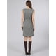 thumbnail image 3 of INSPIRE CHIC Vestido de Mujer a Cuadros Houndstooth Sin Mangas Cuello Barco 2026 Vestidos de Lápiz Modernos con Cinturón M Negro, 3 of 5