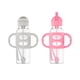 thumbnail image 1 of Botella Sippy Straw Dr. Brown's Milestones de 250 ml, gris y rosa, más de 6 m, 1 of 3