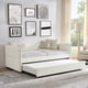 thumbnail image 3 of Daybed with Trundle Upholstered Tufted Sofa Bed, Twin Size, Boucle Fabric, Beige (83"x43"x29.5"), 3 of 3