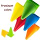 thumbnail image 2 of Agility Cones Baaxxango, 20 unidades de plástico de 7 pulgadas, para niños, 2 of 7