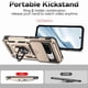 thumbnail image 2 of Funda Resistente Anillo Soporte Google Pixel 8 Privacidad Cámara Montaje Magnético Oro, 2 of 5