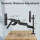 thumbnail image 5 of Soporte triple para monitor MOUNT PRO para 3 pantallas de hasta 32 pulgadas, 5 of 8