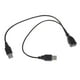 thumbnail image 3 of 20 cm USB 2.0 hembra a doble USB Macho Jack Splitter Hub Cargador Cable de datos, 3 of 3