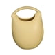 thumbnail image 3 of Florero En Forma De Bolsa, Florero De Cerámica Con Forma De Bolso Para Estantería, Entrada De Oficina, Amarillo, 3 of 3