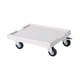 thumbnail image 4 of Accesorios Para Carritos De Paletas, Soporte Para Macetas Con Ruedas Para El Hogar, La Oficina Y El Patio Trasero, Color Blanco, 4 of 5