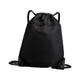 thumbnail image 2 of Mochila con cordón Bolsa con cordón Bolsas de Gimnasio Bolsas de PE Plegables Grandes Mochila para niños Adultos Fútbol Yoga Senderismo Playa Negro, 2 of 5