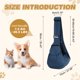 thumbnail image 2 of Uxcell Transportador de Perro en Bandolera para Perros y Gatos Pequeños de Hasta 16.5 Libras, Lona Suave con Bolsillo con Cremallera, Bolso de Hombro Cruzado para Mascotas, (Azul, 1 Unidad), 2 of 6