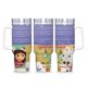 thumbnail image 1 of La Casa de Muñecas de Gabby Vaso aislado de acero inoxidable con asa, diseño temático, regalo para familia, amigos y fans; incluye pajita y encaja en el portavasos estándar, 40 oz, 1 of 6