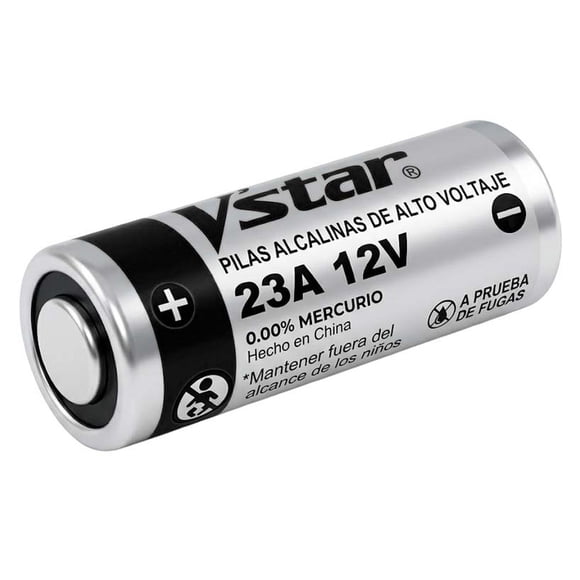 Pila 23a 12v Para Control Vehiculo Auto Alarma Casa Timbre gris