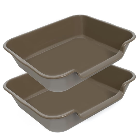 Caja de arena Blaucasa 2 unidades 61 cm x 51 cm color chocolate