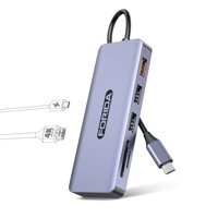 Adaptador Multipuerto De 7 Puertos Usb C Hub Forida 4K Hdmi 100 W Pd