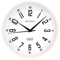 Reloj De Pared Bulova C5002 Precisión Ultra Alta De 12.5 Pulgadas