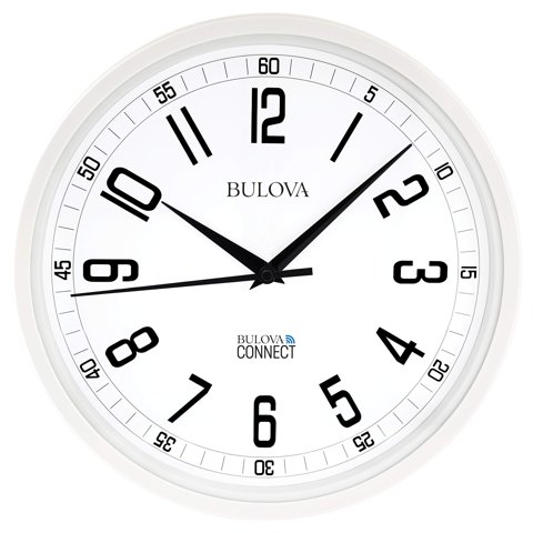 Reloj De Pared Bulova C5002 Precisión Ultra Alta De 12.5 Pulgadas