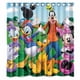 thumbnail image 1 of Cortina de ducha de Mickey Mouse, juego de cortinas de baño con ganchos, tamaño 66 x 72 pulgadas, 1 of 3