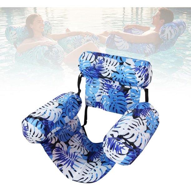 Silla flotante piscina hinchable tumbona asiento respaldo playa lago
