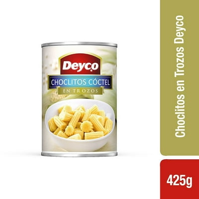 Choclitos Cóctel En Trozos Lata Drenado 225 G - Neto 425 G Deyco