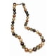 thumbnail image 2 of Collar Mallorca mix perlas café 10mm 45cm Broche Timon Acero Quirurgico, 2 of 2