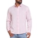 thumbnail image 1 of INSPIRE CHIC Camisas de Vestir Formales de Color Sólido con Cuello de Punta y Manga Larga para Hombre, Rosa 2XL, 1 of 4