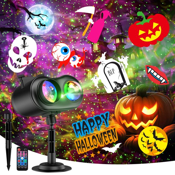 Proyector de luz jepwe Halloween 20 diapositivas Olas del mar