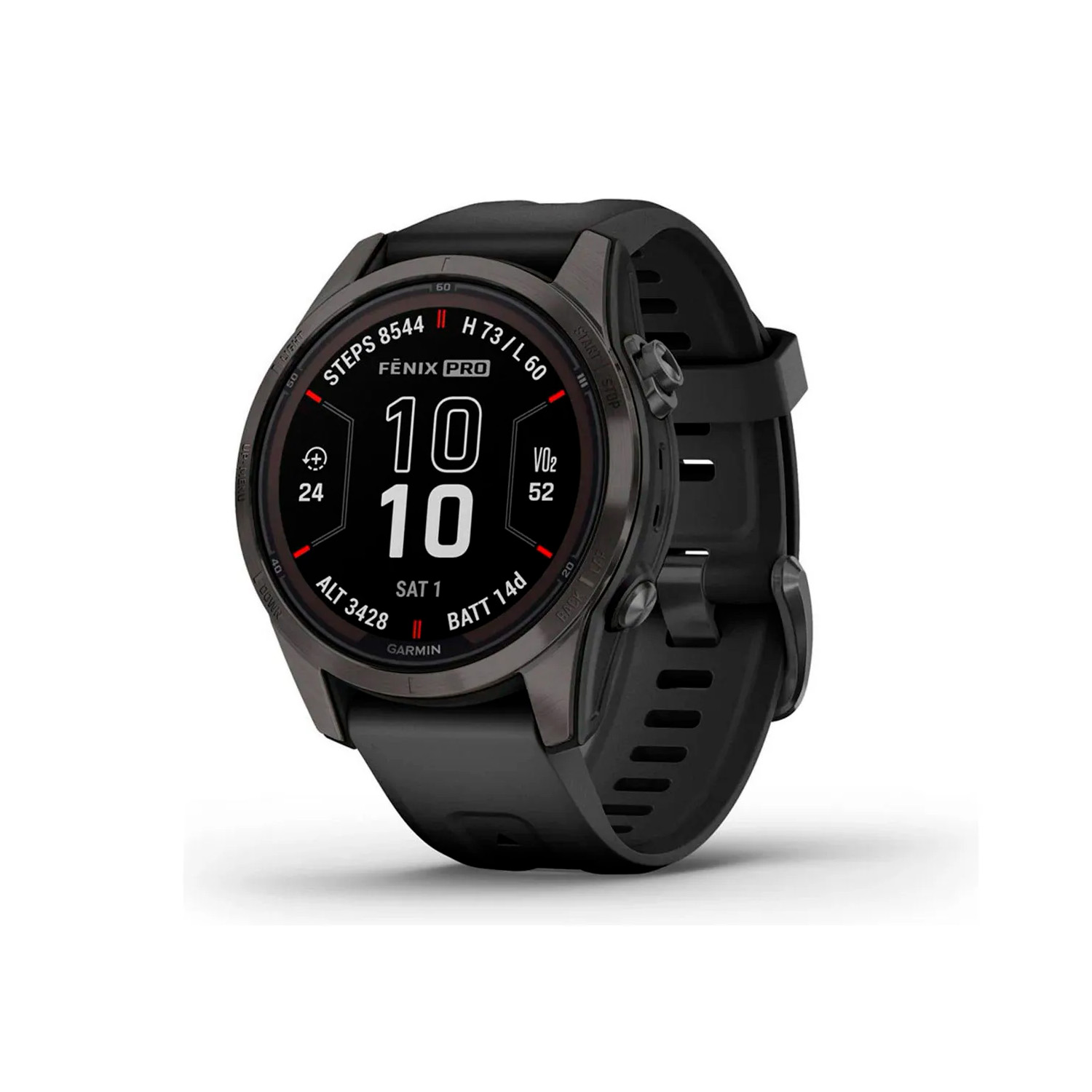 Reloj Garmin Fenix 7S Pro Sapphire Solar 42Mm Carbon Grey Ti