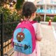 thumbnail image 5 of PhonicsMan Mochila Escolar para Niños y Niñas, Mochila Infantil Ligera de Alta Calidad, Grande y Duradera ROSA, 5 of 6