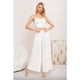 thumbnail image 2 of Pantalon Palazzo Algodon Mujer Tipo Lino Casual Playero 3001, 2 of 2