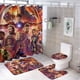 thumbnail image 1 of Juego de Cortina de Baño y Alfombras Marvel 4 Piezas, 1 of 6