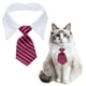 thumbnail image 1 of Collar de Perro con Pajarita Uxcell, Pajarita de Esmoquin Lindo con Collar Blanco Ajustable Hecho a Mano Formal Corbata para Gatos Mascotas (Rojo Rosado y Negro, S), para Cachorros Medianos, 1 of 7