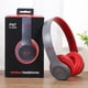 thumbnail image 3 of Audífonos Bluetooth Recargable Con Micrófono FM/TF Rojo, 3 of 3